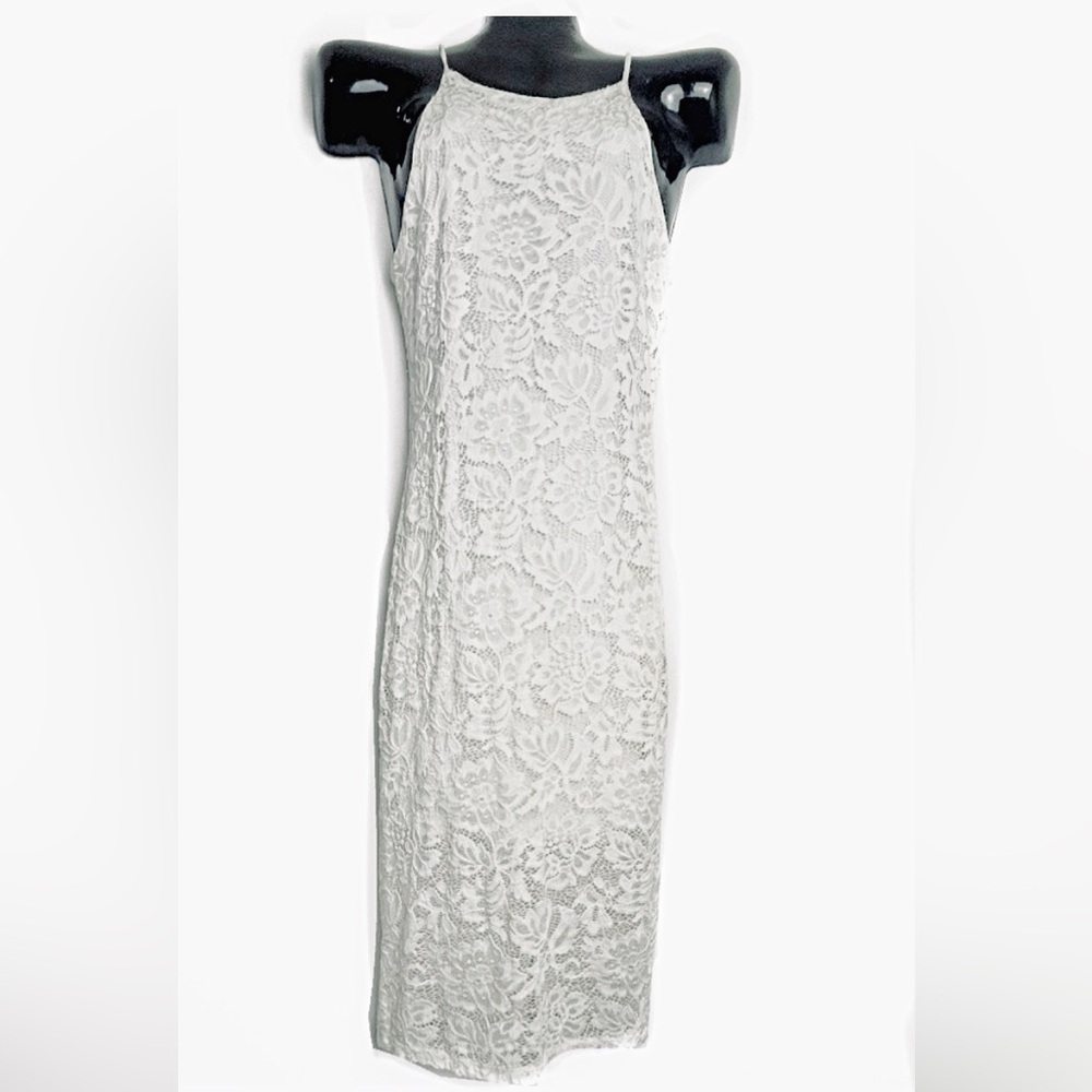 Maxi White Lace Dress